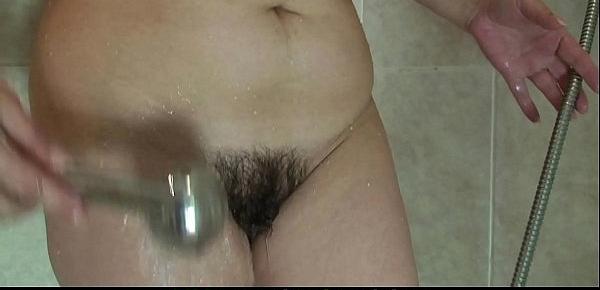  Hairy mother-in-law riding his big dick